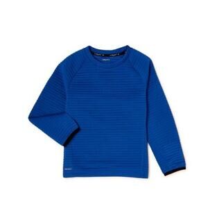 Layer 8 Boys Long Sleeve Crewneck Sweatshirt Medium (8) Royal Blue